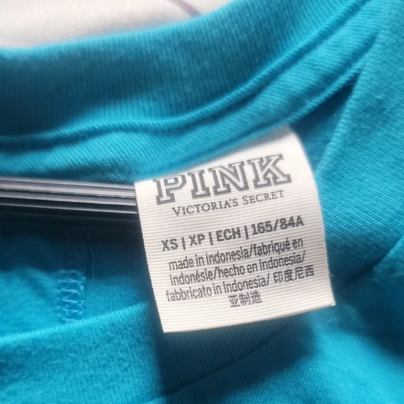 PINK Victoria's Secret Turquoise Tank Top - Picture 3 of 3